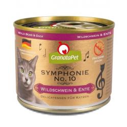 GRANATAPET Symphonie No.10 Wild boar and duck - wet cat food - 200g