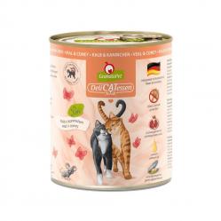 GRANATAPET DeliCATessen Veal and coney - wet cat food - 800g