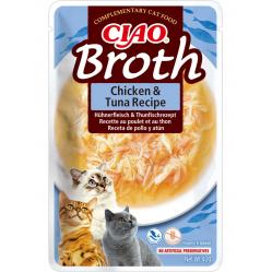INABA Ciao Broth Chicken & Tuna - cat treats - 40g