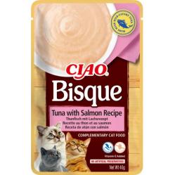 INABA Ciao Bisque Tuna with Salmon - cat treats - 40g