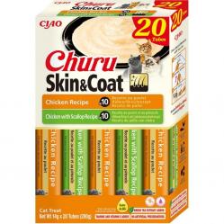 INABA Skin&Coat Chicken - cat treats - 20x14g
