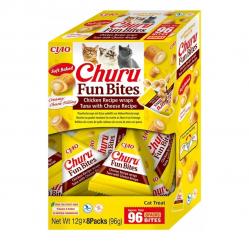 INABA Churu Fun Bites Chicken, tuna and cheese - cat treats - 8x12g