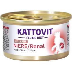 KATTOVIT Feline Diet Niere/Renal Lamb - wet cat food - 85g