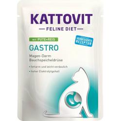 KATTOVIT Feline Diet Gastro Turkey with rice - wet cat food - 85g