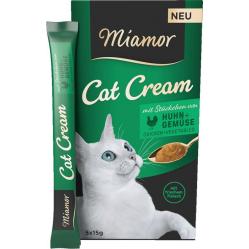 MIAMOR Cat Cream Chicken with vegetables - cat treats - 5x15g