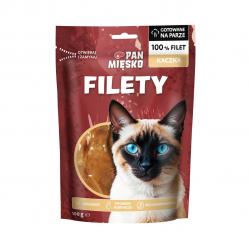 PAN MIĘSKO Duck fillets - cat treats - 100g