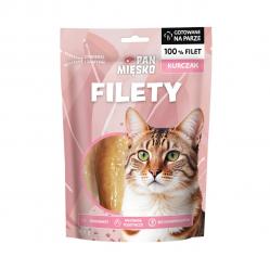 PAN MIĘSKO Chicken fillets - cat treats - 100g