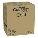PURINA GOURMET GOLD Mus Mix 4 Flavors - wet cat food - 96x85g