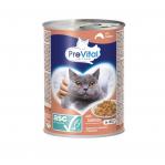 PREVITAL Cat Food with ASC salmon in jelly - wet food for cats - 415g