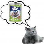 PREVITAL Cat Food Sterile Beef in Sauce - Wet Food for Cats - 415g