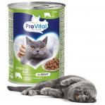 PREVITAL Cat Food Sterile Beef in Sauce - Wet Food for Cats - 415g