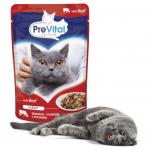 PREVITAL Beef in jelly - wet cat food - 100g