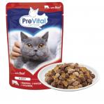 PREVITAL Beef in jelly - wet cat food - 100g