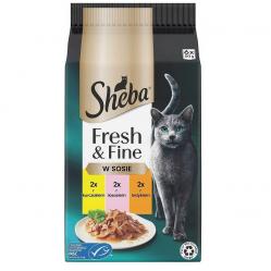Sheba Fresh & Fine Mini Fish Dishes in Sauce 6 x 50g