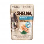 SHELMA with salmon, cod, chicken and beef in sauce - wet cat food - 12x85g