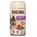 SHELMA Sterilised Beef - dry cat food - 8kg