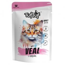 TUF TUF with veal - wet cat food - 100g