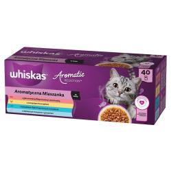 WHISKAS Aromatic selection Mix - wet cat food - 40x85g