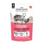 WIEJSKA ZAGRODA Chicken Fillets with Lamb – wet food for cats – 85g