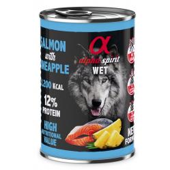 ALPHA SPIRIT WET Salmon with pineapple - wet dog food - 400g