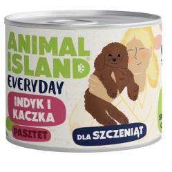 ANIMAL ISLAND Everyday Puppy Turkey and duck - wet dog food - 185g