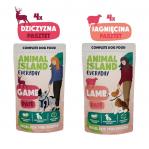 ANIMAL ISLAND Everyday Game and lamb - wet dog food - 8x150g