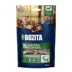 BOZITA Meaty bites Elk and duck - dog treat - 70g