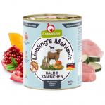 GRANATAPET Liebling's Mahlzeit Veal and coney - wet dog food - 800g