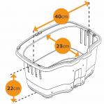 FERPLAST Atlas Bike 20 Rapid - bicycle basket for animals