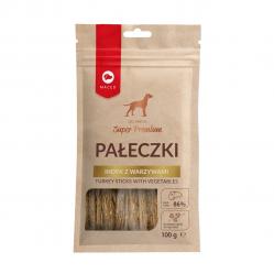 MACED Turkey sticks with vegetables - Dog treat - 100g