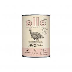 OLLO Puppy Pure Turkey - wet dog food - 850 g