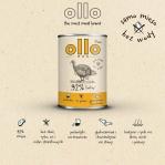 OLLO Pure Turkey - wet dog food - 850g