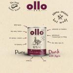OLLO Pure Duck with apple - wet dog food - 400g
