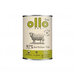 OLLO Pure Beef and Green tripe - wet dog food - 400g