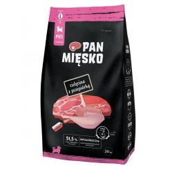 PAN MIĘSKO Veal with quail L puppy - dry dog food - 20kg