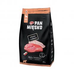 PAN MIĘSKO Cielęcina z indykiem M - dry dog food - 20kg