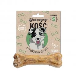 PAKA ZWIERZAKA Bone with added ostrich S 10 cm - dog treat - 35g