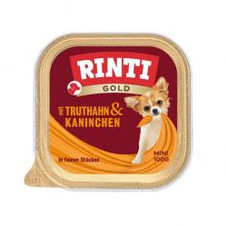 RINTI Gold Mini Turkey with rabbit - wet dog food - 100g