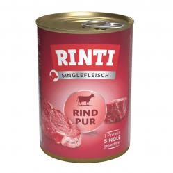 RINTI Singlefleisch Pur Beef - wet dog food - 400g