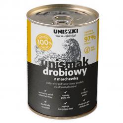 UNISZKI Unismak Chicken with Carrot - Wet Dog Food - 410g