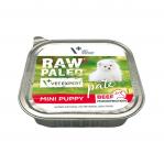 RAW PALEO Pate Mini Puppy Beef - wet food for puppies - 150 g