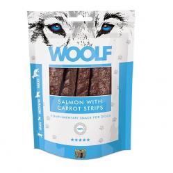 WOOLF Salmon with carrot strips - dog treat - 100g