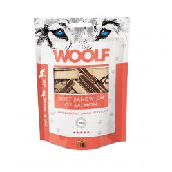 WOOLF Soft Sandwich of Salmon - dog treat - 100g
