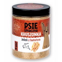 ZOYA Deer crumble with sweet potato - dog treat - 200g