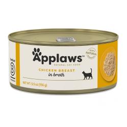 APPLAWS Chicken breast in broth - wet cat food - 156g