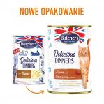 BUTCHER'S Delicious Dinners Pieces with venison in jelly - wet cat food - 400g