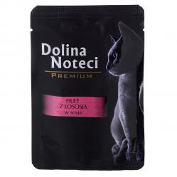 Dolina Noteci Premium salmon fillet with sauce - wet cat food - 85 g
