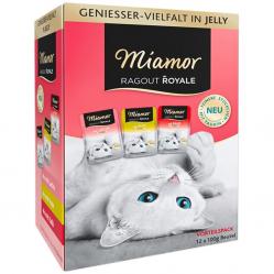 MIAMOR Ragout Royale Adult Mix in jelly - wet cat food - 12x100g