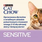 Purina Cat Chow Sensitive Gig with salmon and zucchini in sauce - Wet food for cats - 85 g