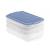 ROTHO Rondo Horizon blue - food storage container - 2 x 0,75l, 1 x 1,35l